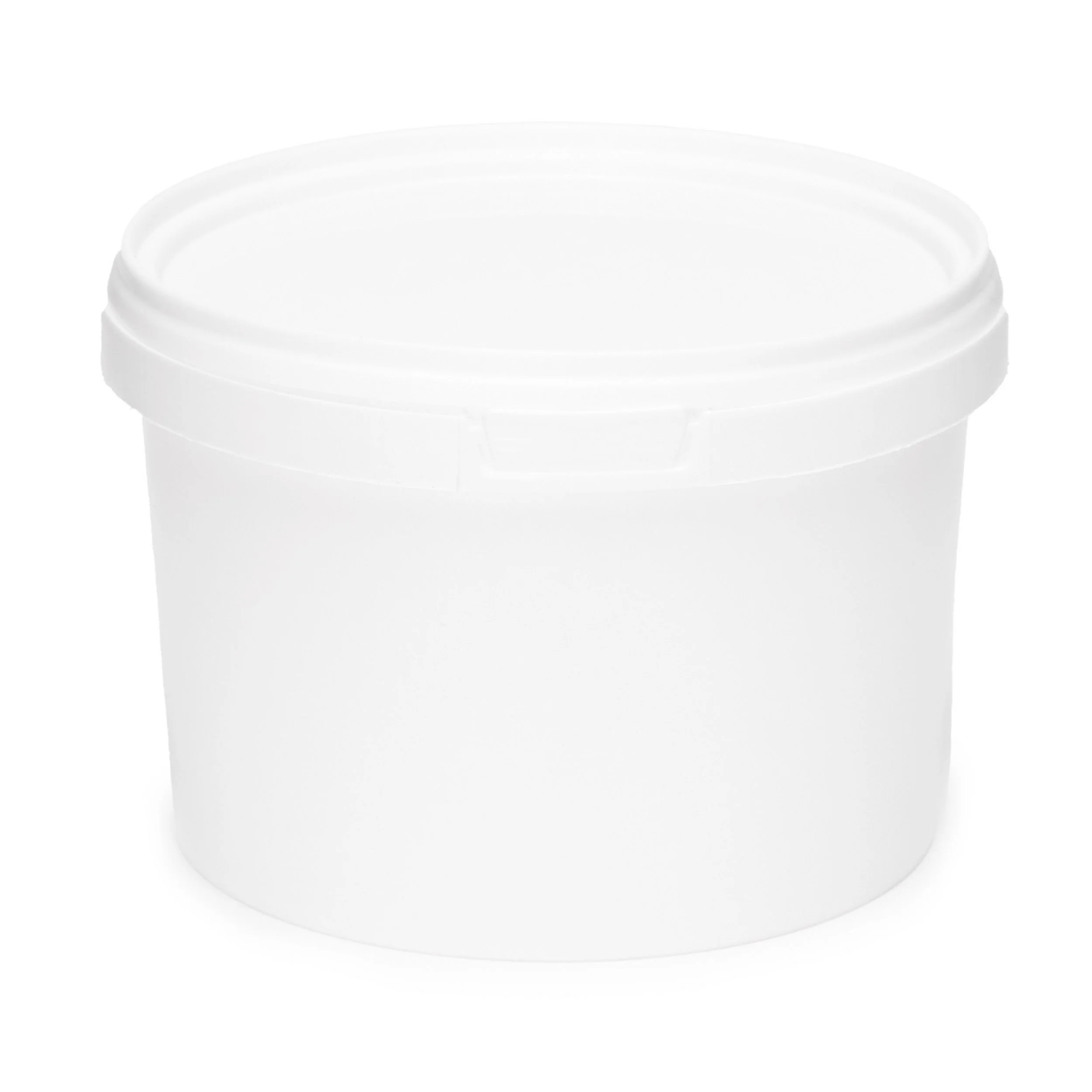 GARRONDA Putzeimer mit Deckel – Weiß, Modell GD-0071 (0,5 l)